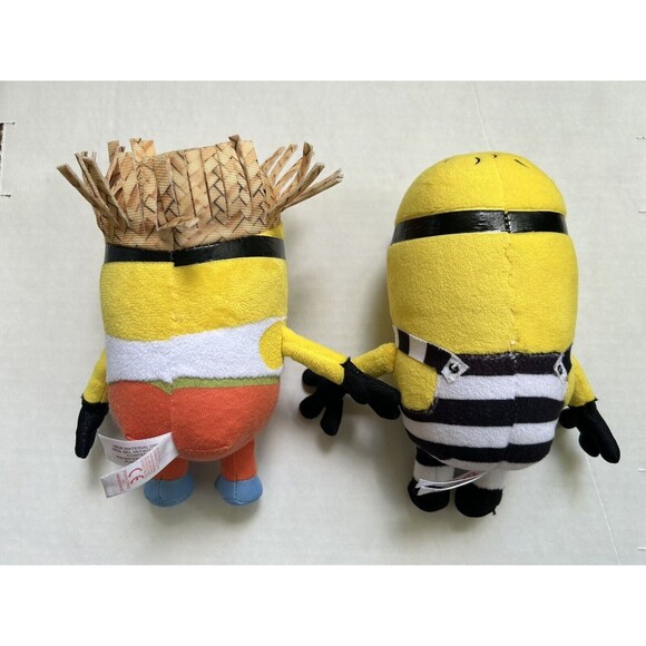 TY Despicable Me 3 Minions- Set -Dave and Tom Plush Dolls - Picture 2 of 7